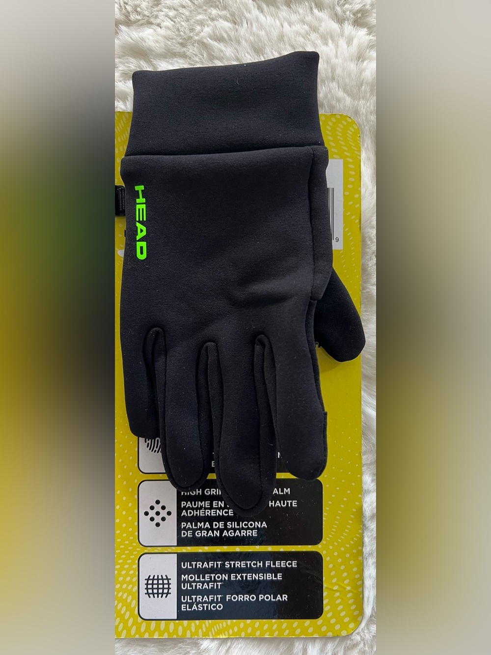 HEAD Kids' Touchscreen Gloves & Mittens Black unisex Medium (6-10) #226